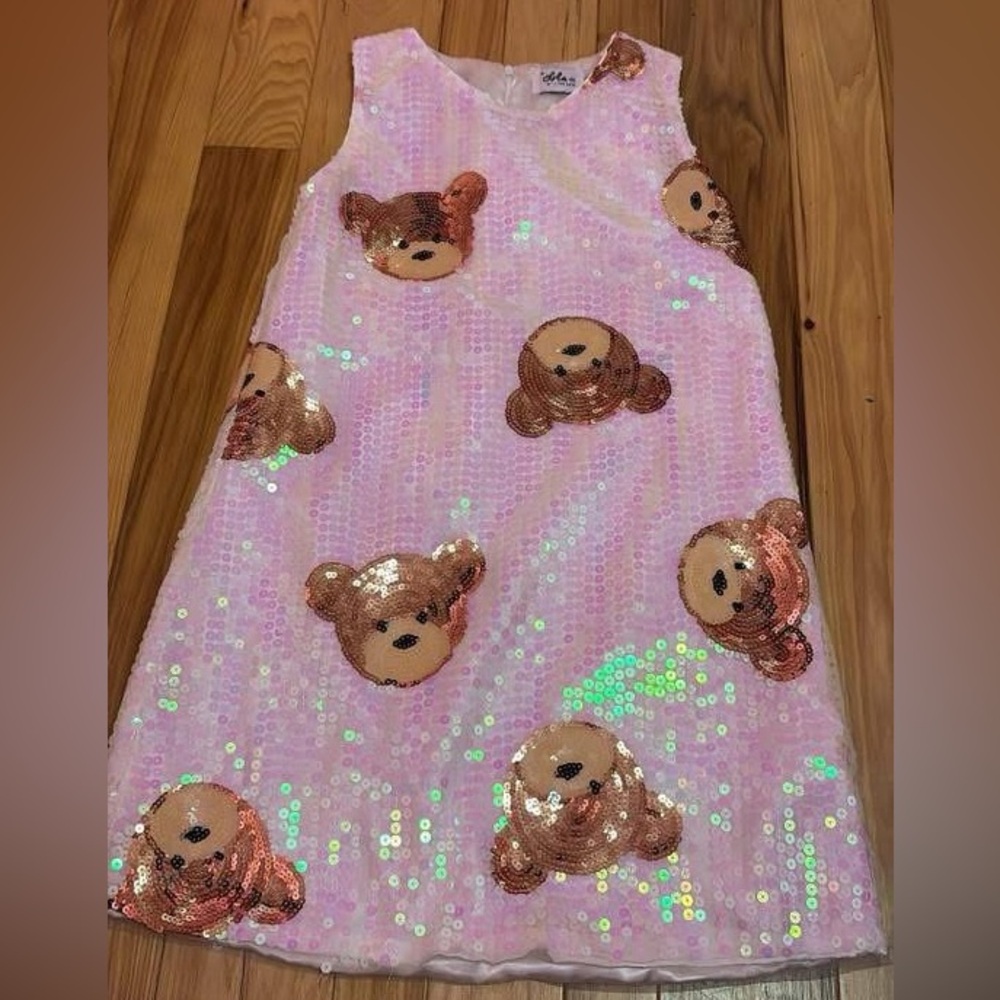 Sequin bear Dress